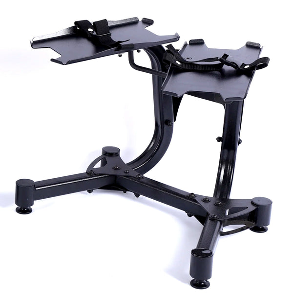 Empty adjustable dumbbell stand