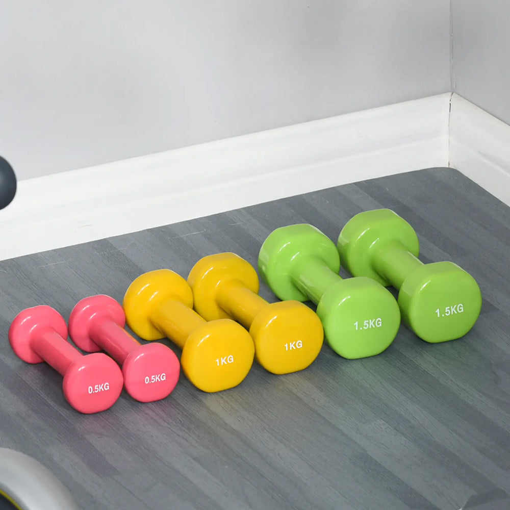 Vinyl Dumbbell Sets