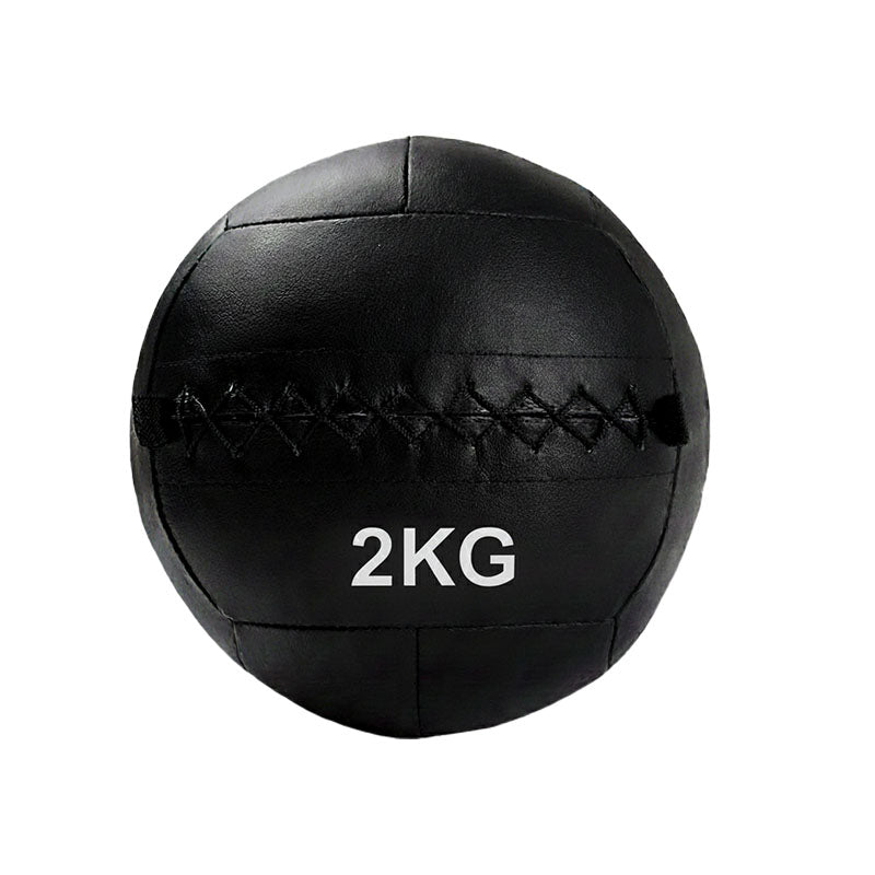Black weighted wall ball