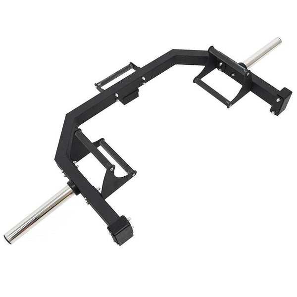 Open trap bar with raised handles