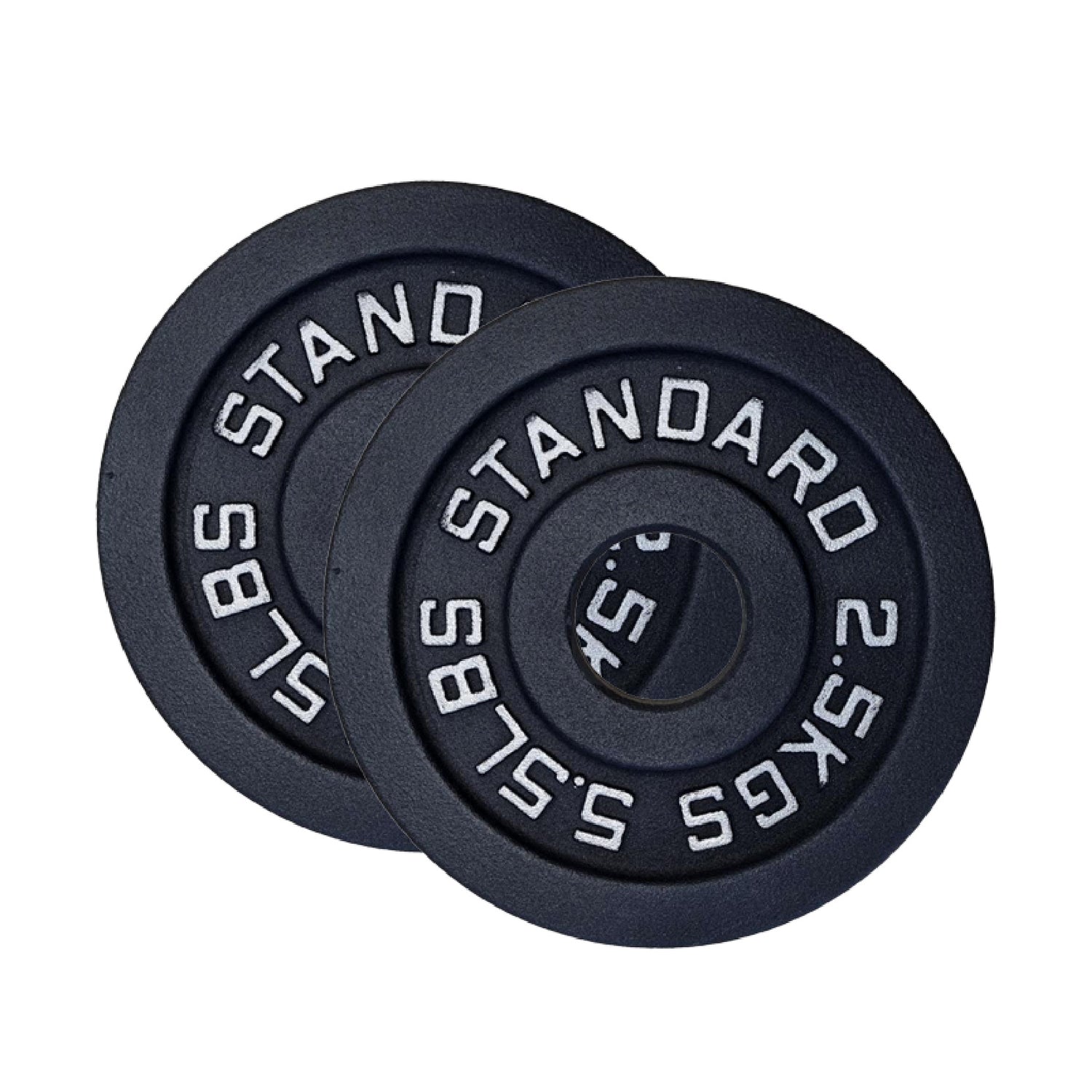 Cast Iron Weight Plates 100kg Set with 7ft Olympic Barbell + Clips