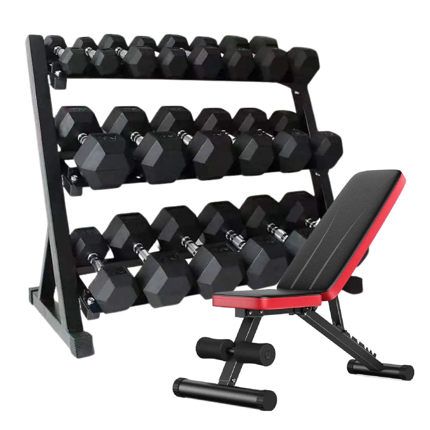 3-Tier Dumbbell Rack