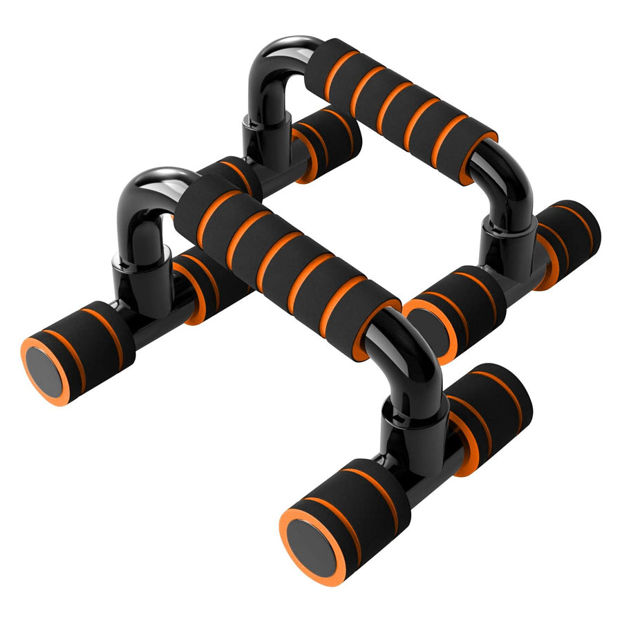 Pair of push-up bars with padded grips