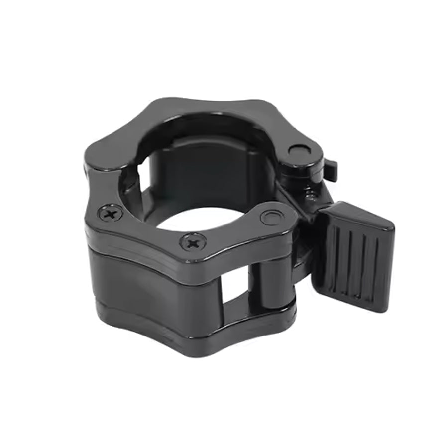 Black Olympic barbell clamp