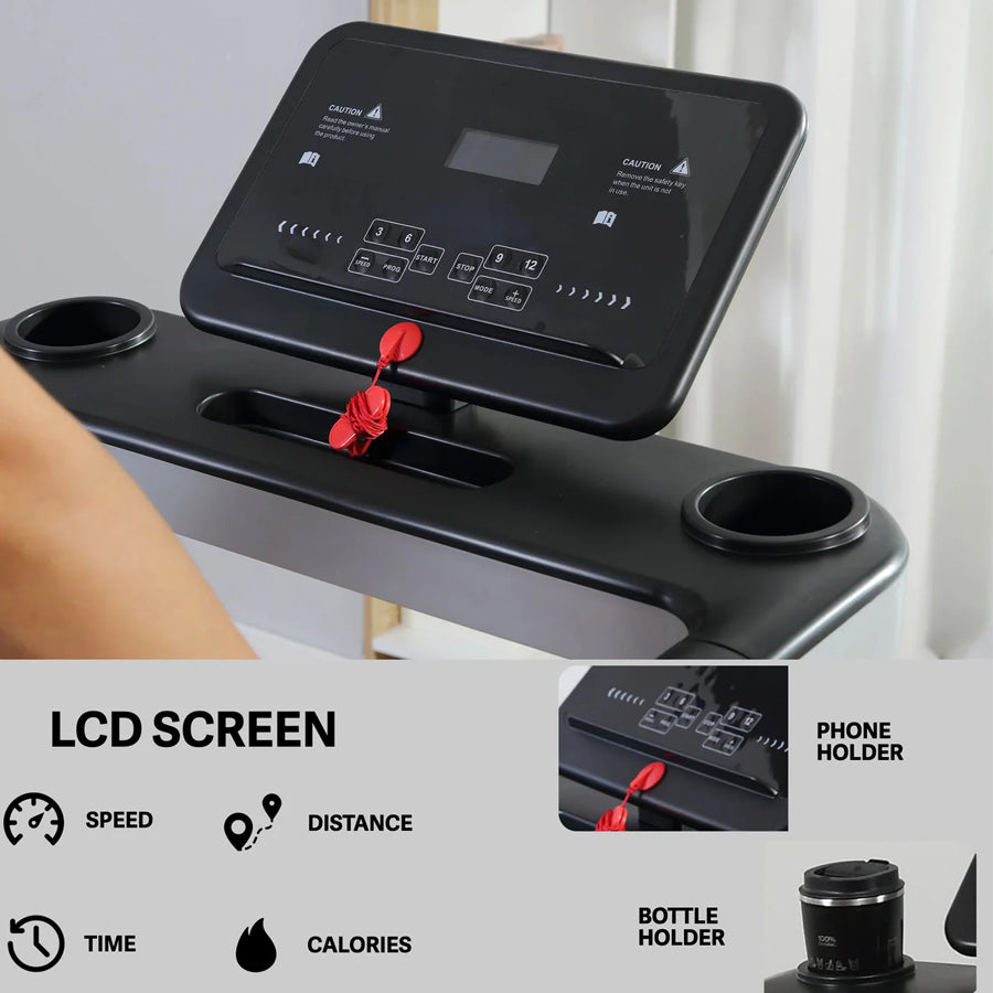 Treadmill console details