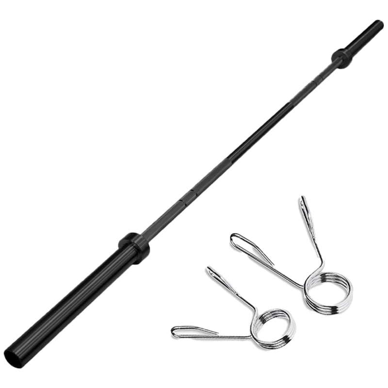 Olympic barbell and spring collars