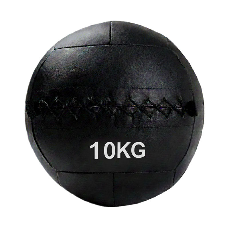 Black wall ball with weight marking