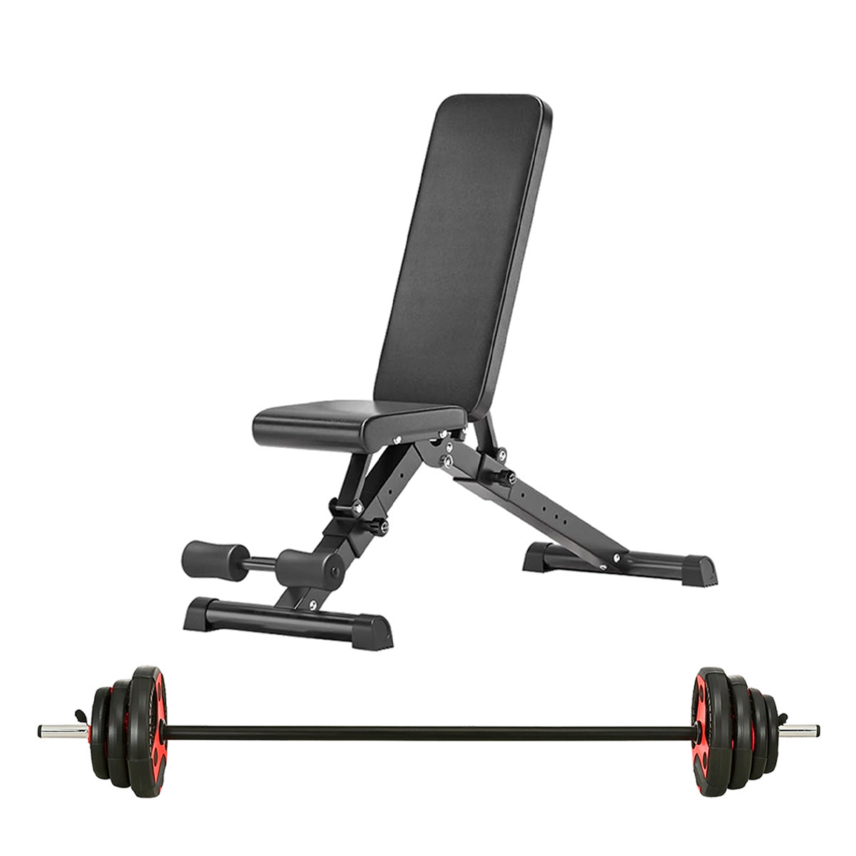 Adjustable Dumbbells & Barbell Set – 1.25kg to 65kg Free Weights for Home Gym Strength Training