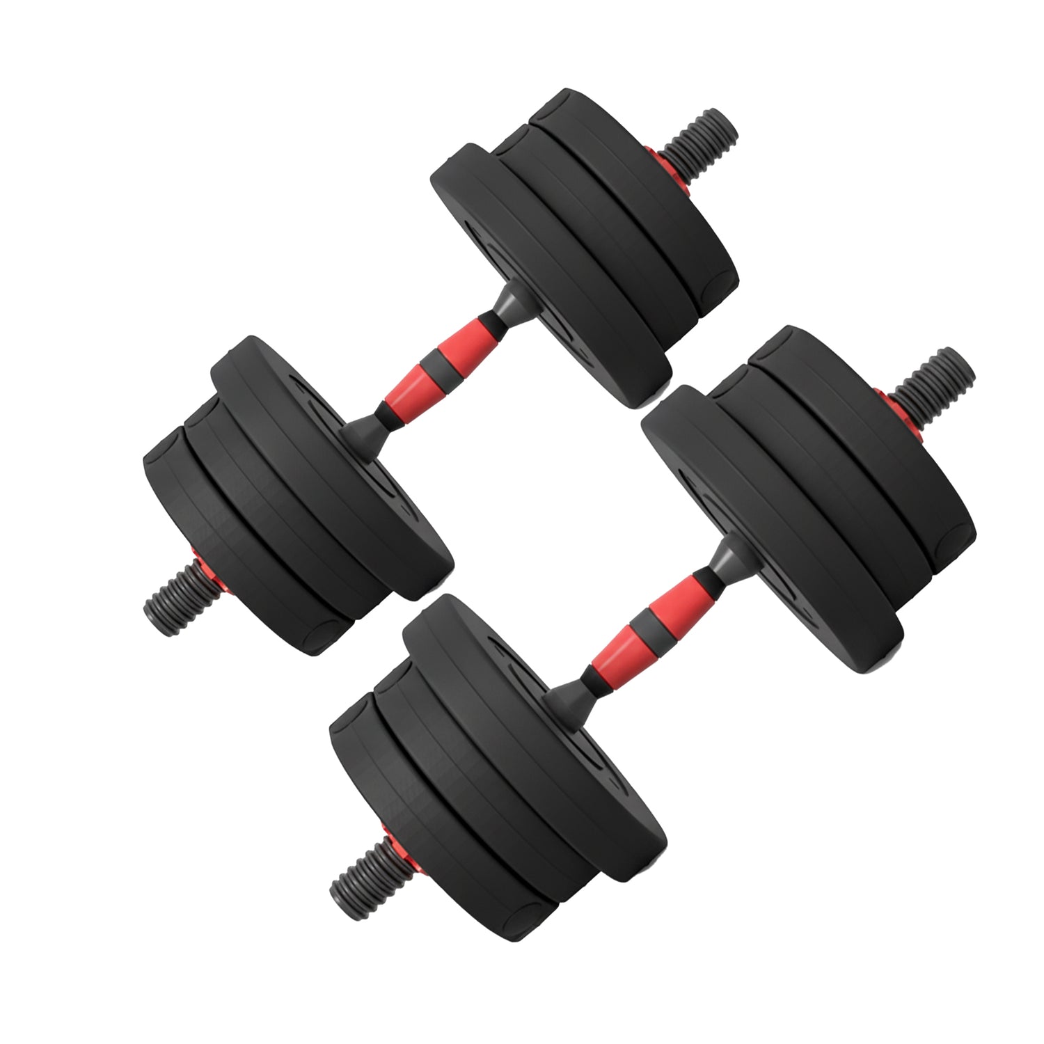 Adjustable Dumbbells & Barbell Set – 20kg, 25kg, 30kg Options – Home Gym Strength Training with or without Bench