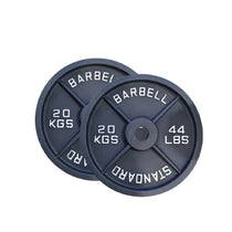Set of cast iron weight plates