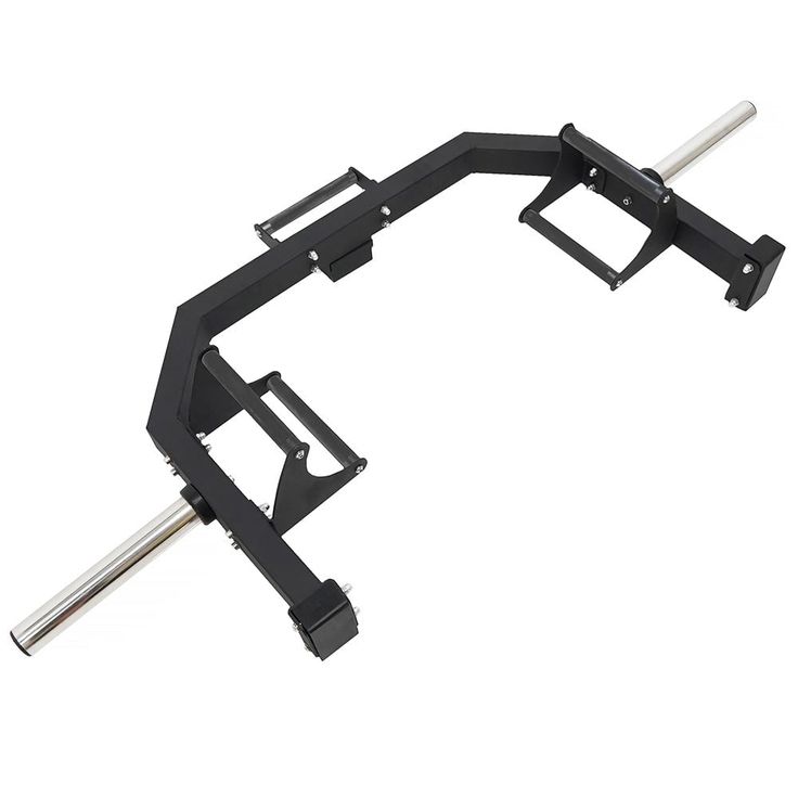 Open trap bar with raised handles