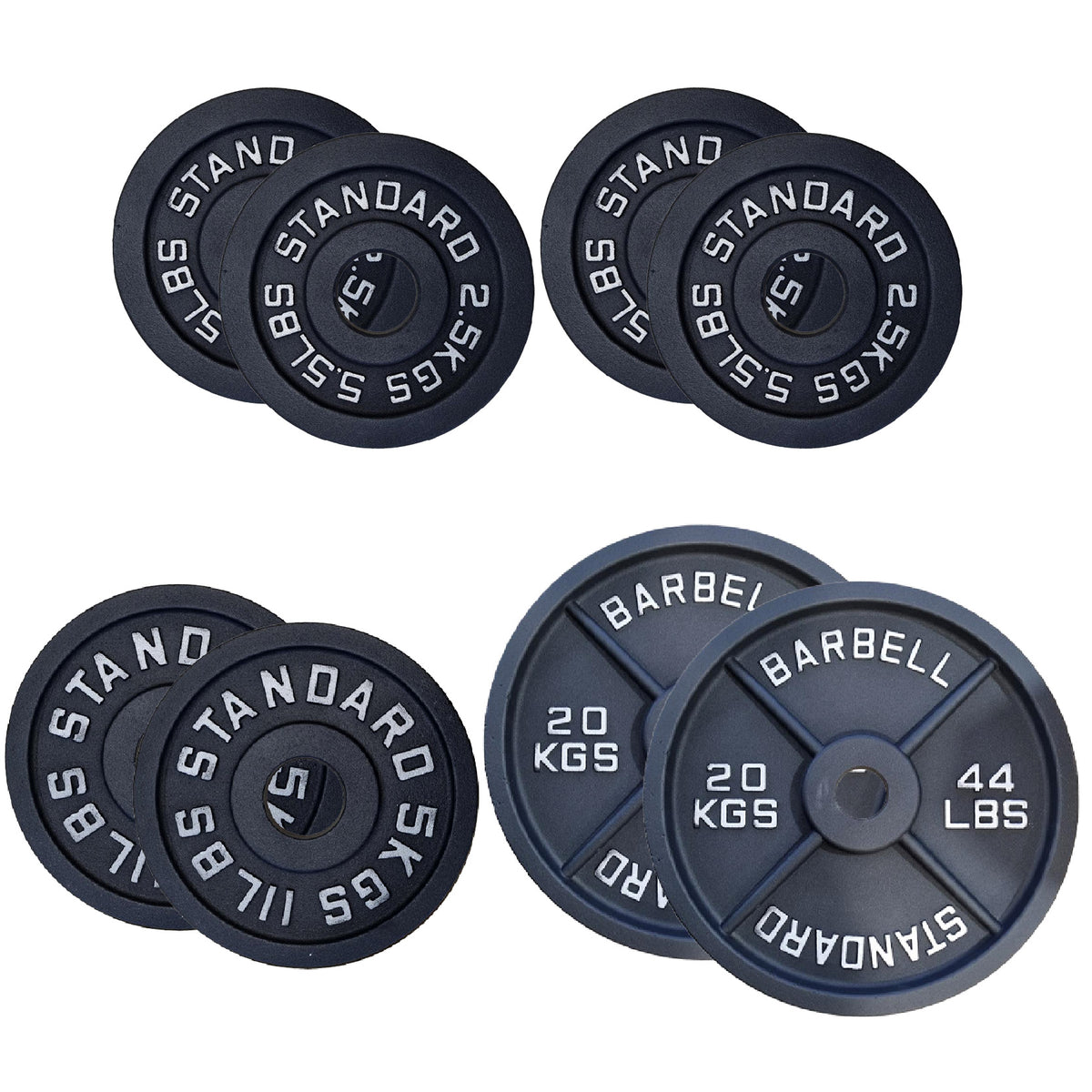 Cast iron weight plates