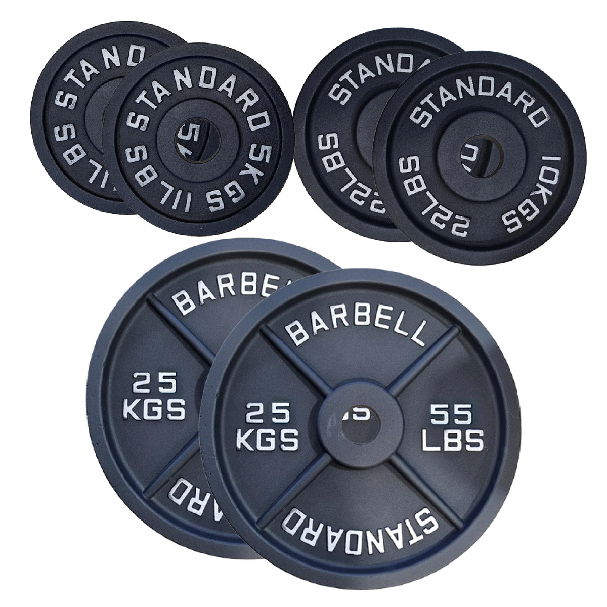 Cast iron weight plates