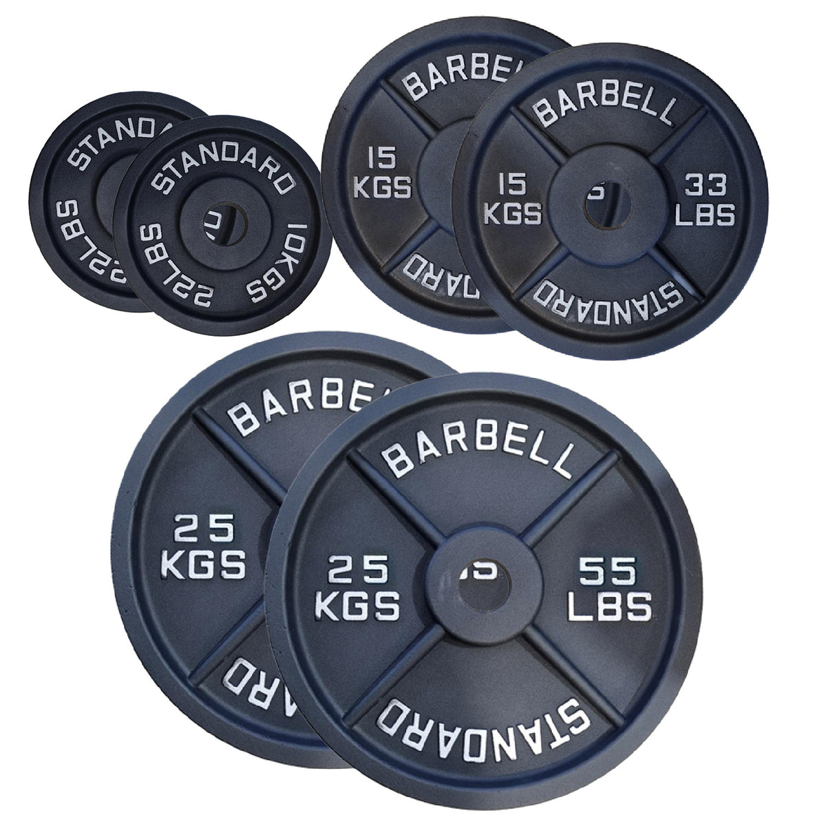 Cast iron weight plates
