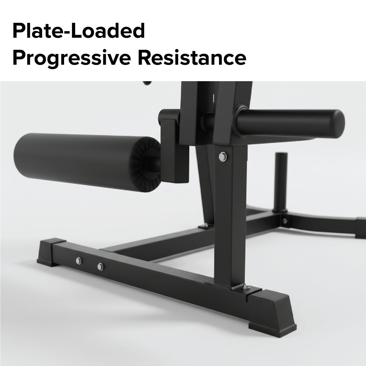 Leg extension and curl machine component details